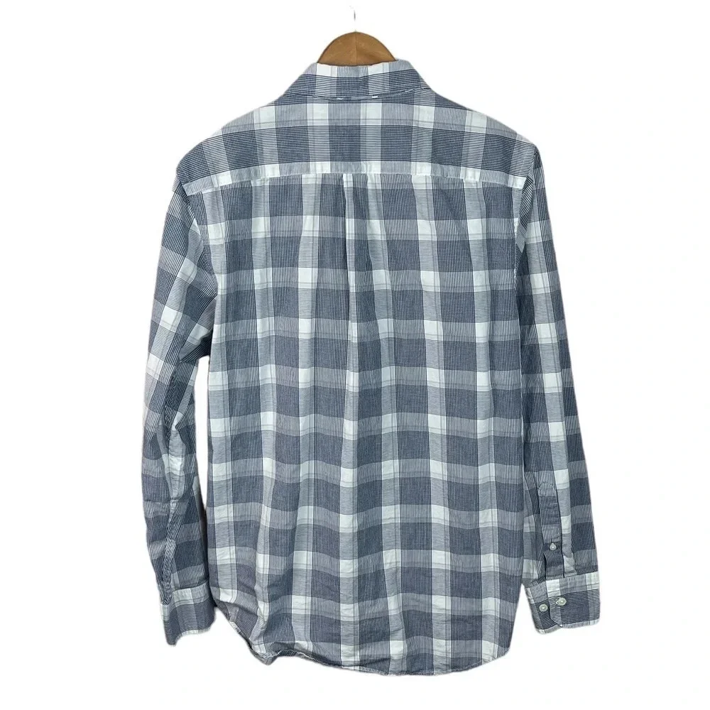 BF646 Mens Banana Republic Designer Business Casual Button Down Shirt L